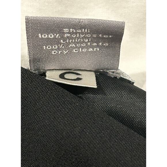 Ann Taylor Cocktail Holiday Little Black Dress with Satin Bow waist. Size 0 - Picture 5 of 6